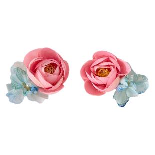 古月家【桃桃露头饰】汉服女童古风发饰小女孩搭配公主裙包边对夹