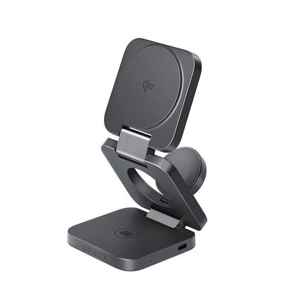 磁吸三合一无线充电器适用苹果