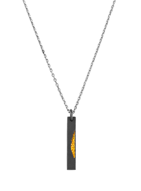 四月初寻藏金潮男设计感黄金吊坠