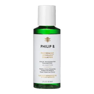大油头蓬松细软扁塌清凉感现货Philip B薄荷鳄梨丰盈洗发水到2712