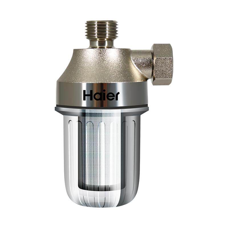 海尔前置过滤器家用自来水净水器厨房热水器洗衣机净化滤水hp01m
