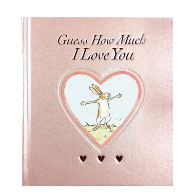 猜猜我有多爱你粉红甜心版Guess How Much I Love You Blush Edition英文原版绘本3-5岁低幼儿童英语启蒙认知宝宝睡前故事书