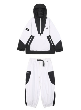 DOLL滑雪服加棉韩国套装美国宽松