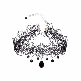 蝴蝶结配饰跨境颈链珍珠choker项链女配饰项圈网红时尚气质锁骨