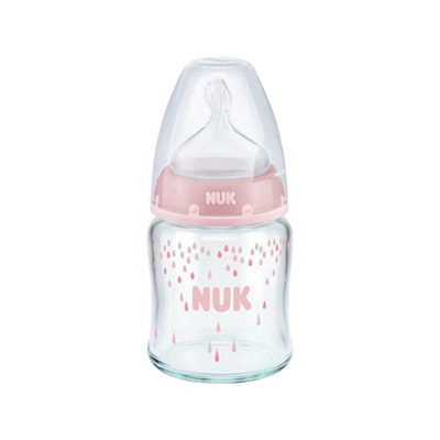 德国NUK婴儿新生奶瓶宽口径玻璃