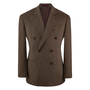 【钢花呢50%羊毛】CULTUM意式复古优雅保暖耐磨戗驳领西服套装男