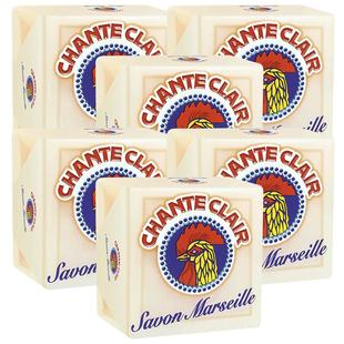 大公鸡头管家马赛皂chanteclair宝宝内衣进口洗衣皂套装300gx6块