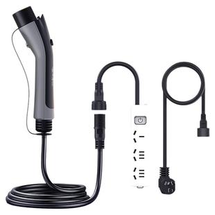 新能源汽车随车充电放电一体枪便携智能二合一通用比亚迪排插放电