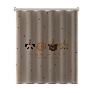 浴室浴帘卫生间防窥窗帘免打孔厕所遮光防水防走光小窗户专用遮挡