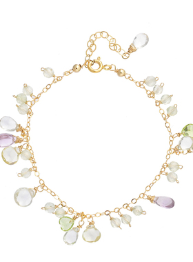 天然水晶手链流苏仙气轻奢女