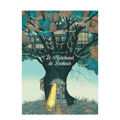 【现货】贩卖快乐的商人 法文原版儿童故事绘本 Le marchand de Bonheur 关于幸福的故事 3-6岁儿童读物【善优童书】