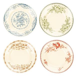 摩登主妇釉下彩盘子家用菜盘碟子高级感漂亮餐具西餐盘甜品早餐盘