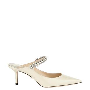 [经典款]JIMMY CHOO/BING 65 女士水晶饰高跟鞋穆勒鞋J