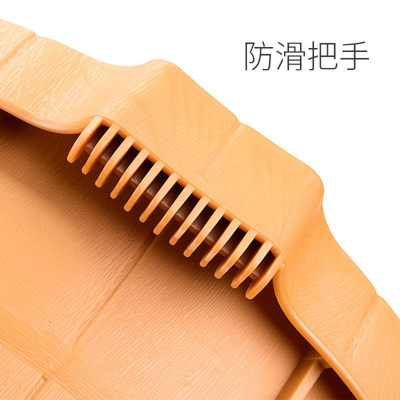 特厚加高足浴穴位按摩泡脚桶足浴盆手提牛筋塑料桶足浴桑拿洗脚盆