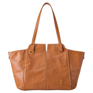 fiedlesissi/菲德茜茜 飞鸟托特包大容量轻盈通勤植鞣皮单肩女包