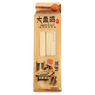 新疆美食苏贝尔大盘鸡面手工拌面挂面七皮带面无添加面粉拉条子