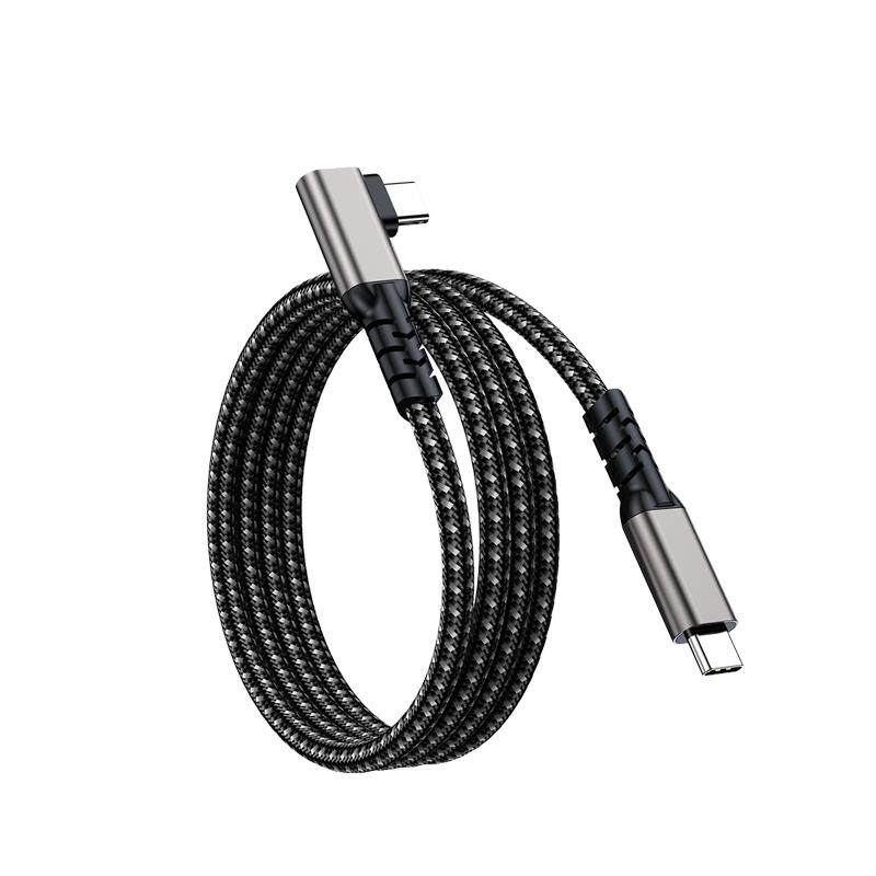 240W多功能USB3.2弯头数据线