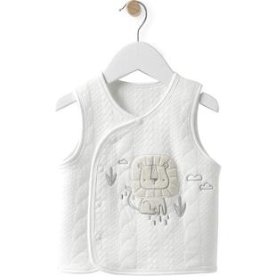 汤尼倍儿婴儿小马甲春秋冬保暖小月龄宝宝马夹新生儿坎肩夹棉背心