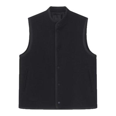 男士休闲简约羊羔毛马甲