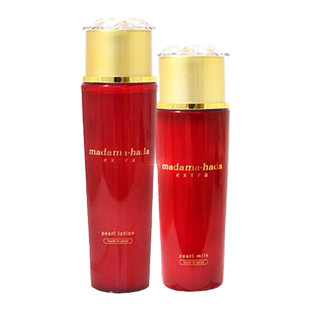 红金水乳套餐 真珠肌红瓶珍珠化妆水乳液熟龄抗老保湿紧致日本