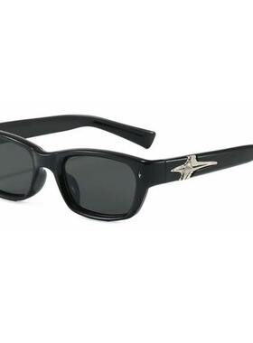 PATTYKOU防紫外线小方框痞帅墨镜