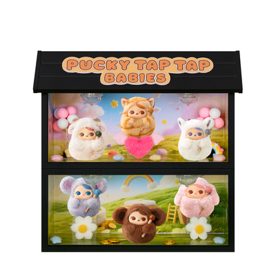 PUCKY毕奇敲敲系列毛绒盲盒收纳