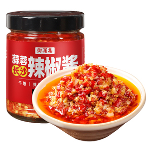 湖南特产农家香辣椒酱蒜蓉辣椒酱下饭菜剁椒酱拌饭辣酱拌面朝天椒