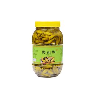 广西农家野山椒酸辣泡椒酸菜烤鱼佐料小米辣下饭大瓶装500/900克