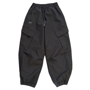 凯文家童装2025年秋冬新品男童中大童韩版宽松儿童加绒工装裤长裤