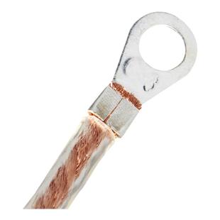 全铜桥架接地线铜编织带防静电跨接线软铜线2.5/4/6平方加塑护套