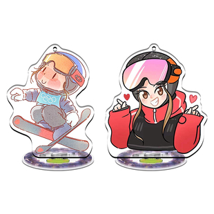 Eileen-Gu青蛙公主明星谷爱凌周边亚克力无缝内印精工小立牌