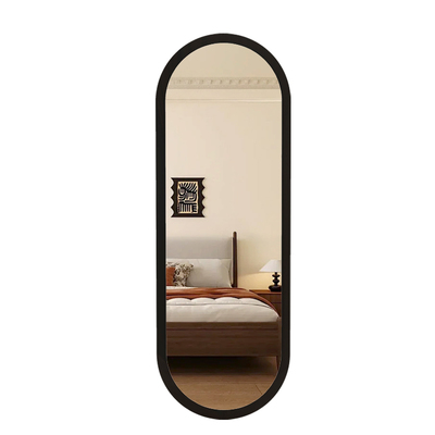 中古风穿衣镜全身镜家用壁挂式异形挂墙大镜子女生卧室贴墙试衣镜