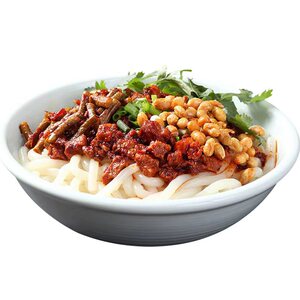 吴佳拌米粉湿粉4份新疆炒米粉2鸡肉2牛肉组合速食煮冲泡袋装包邮