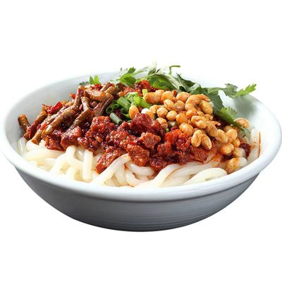 吴佳拌米粉湿粉4份新疆炒米粉2鸡肉2牛肉组合速食煮冲泡袋装包邮
