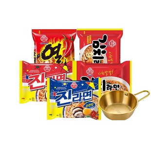 韩国不倒翁金拉面韩国金拉面韩式火热拉面韩国特产方便面泡菜拉面