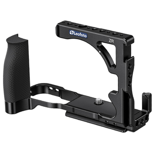 Leofoto徕图适用于尼康ZR可竖拍兔笼手柄多功能拓展框