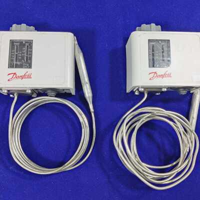 DANFOSS KP78 TEMPERATURE SWITCH 30 TO 90C (LOT OF 2)