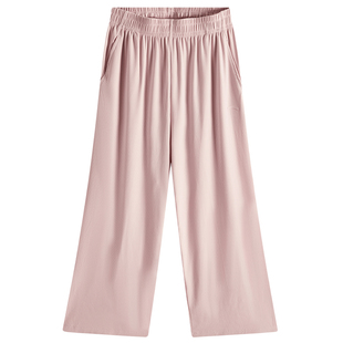 冰丝裤安踏儿童装女童裤子阔腿防蚊裤夏季薄款2026新款长裤运动裤