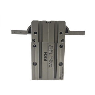 气动手指气缸180度开闭型HFR10/16/20/25/32/N通孔夹爪机械手气爪