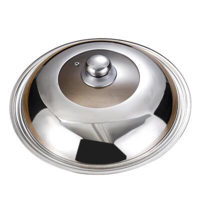 不锈钢锅盖通用透明玻璃锅盖