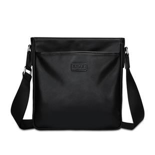 头层牛皮单肩包男士包包真皮斜跨背包休闲时尚商务斜挎包男邮差包