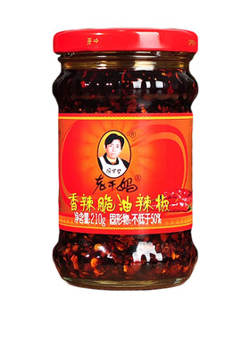 老干妈香辣脆油辣椒210g*1小瓶
