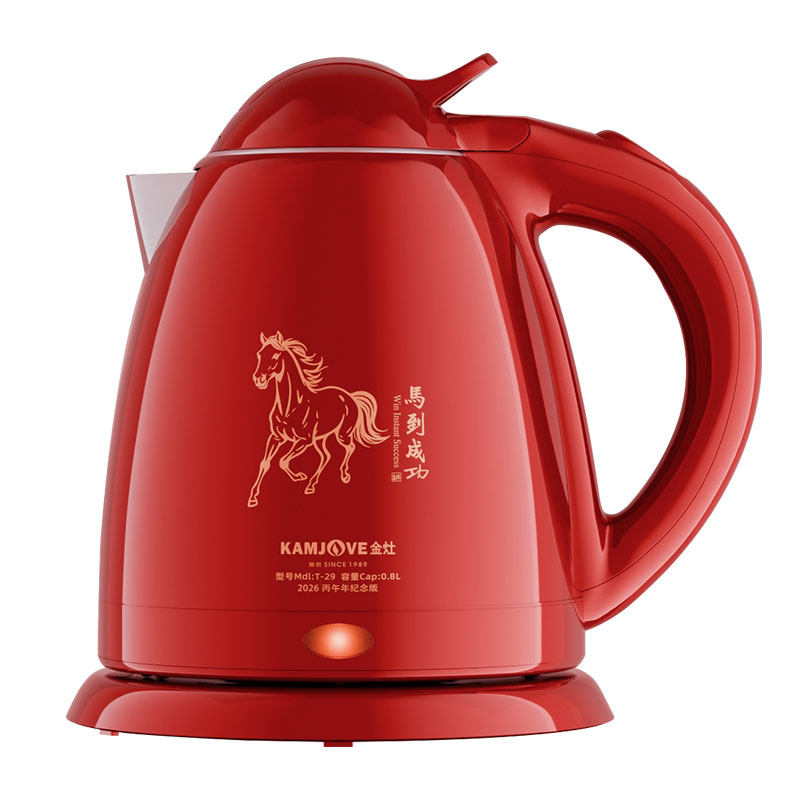 金灶不锈钢电热水壶家用快速煮水
