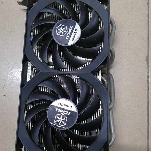 映众gtx560ti-1g冰龙版，家用拆机
