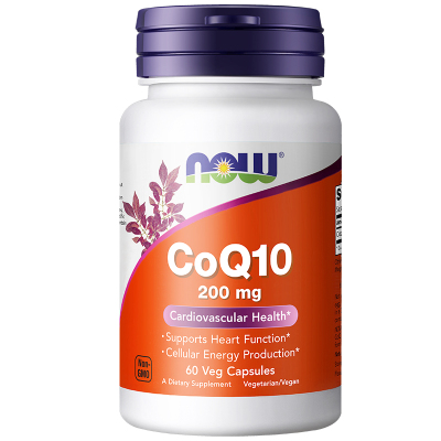 NOW辅酶Q10胶囊200mg60粒心脏康