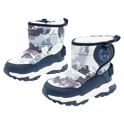 m1m2儿童棉鞋男童雪地靴加绒短靴