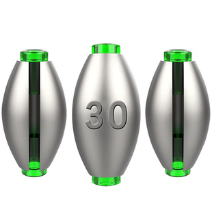 日式筏钓开口通心铅坠快速桥筏塑芯滑跑铅坠矶钓路亚套装钓鱼配件