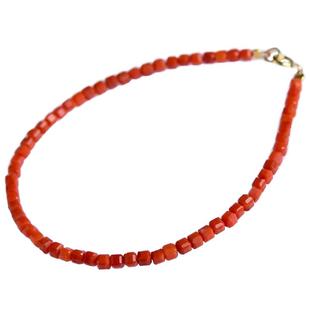 南红手串女男南红玛瑙散珠子项链方糖原石单珠吊坠配饰红玛瑙手链