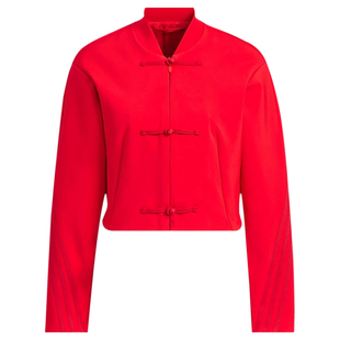 杨桂东联名阿迪达斯女子秋冬中国风唐装上衣夹克外套JF6664 6665