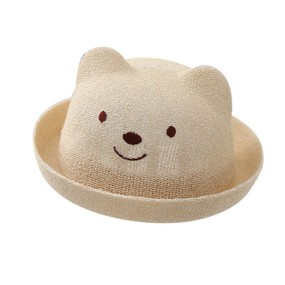 1-2-3-4宝宝帽子夏季渔夫帽透气